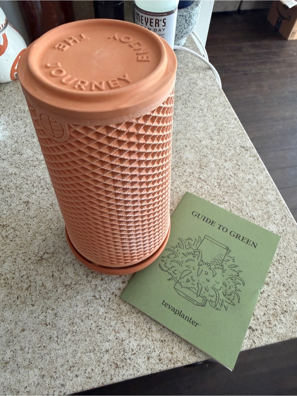 Terracotta Teva Planter - Textured Terra Cotta Color
